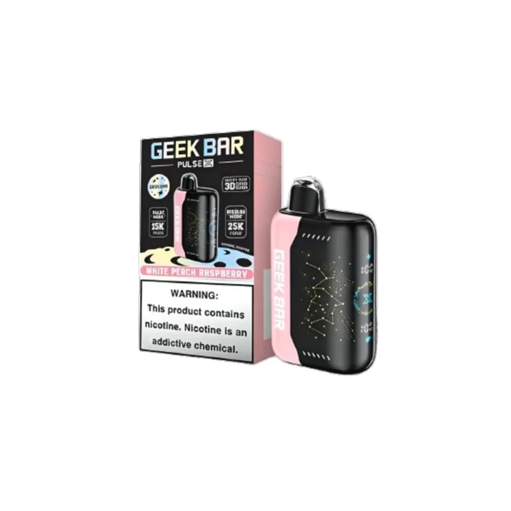 Geek Bar Pulse X White Peach Raspberry